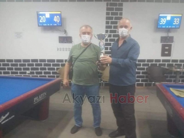 Bilardo turnuvası sona erdi