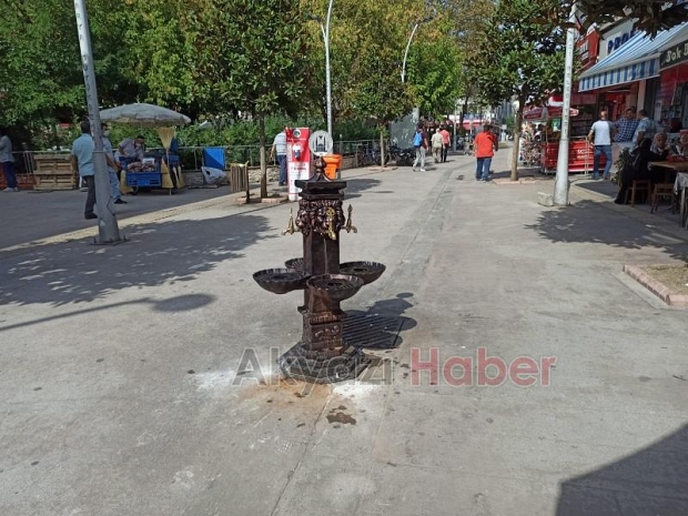 Kırılmıştı yeni çeşme yapıldı