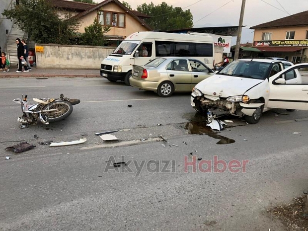 Kafa kafaya böyle çarpıştılar