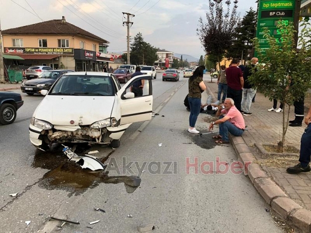 Kafa kafaya böyle çarpıştılar