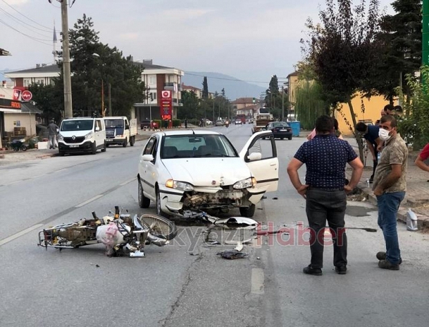 Kafa kafaya böyle çarpıştılar