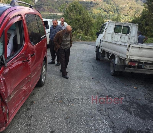 Boztepe yolunda kaza 1 yaralı