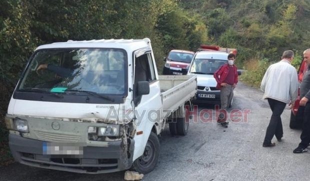 Boztepe yolunda kaza 1 yaralı