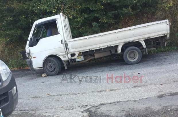 Boztepe yolunda kaza 1 yaralı