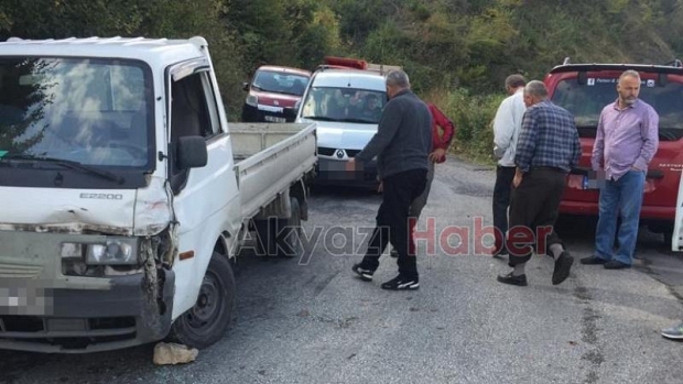 Boztepe yolunda kaza 1 yaralı