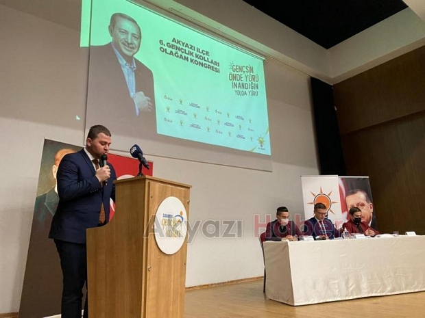 AK Parti Akyazı Gençlik Kolları'nın yeni Başkanı Oğuzhan Çolak