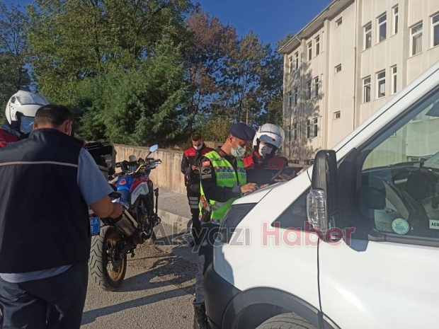 Okul servisleri denetlendi