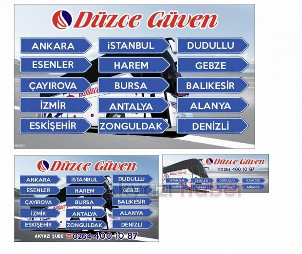 ASYA TUR Türkiyenin her yerine Akyazıdan seferlerimiz başladı 