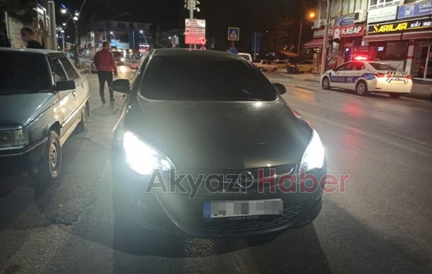 Akyazı'da kaza 1 yaralı