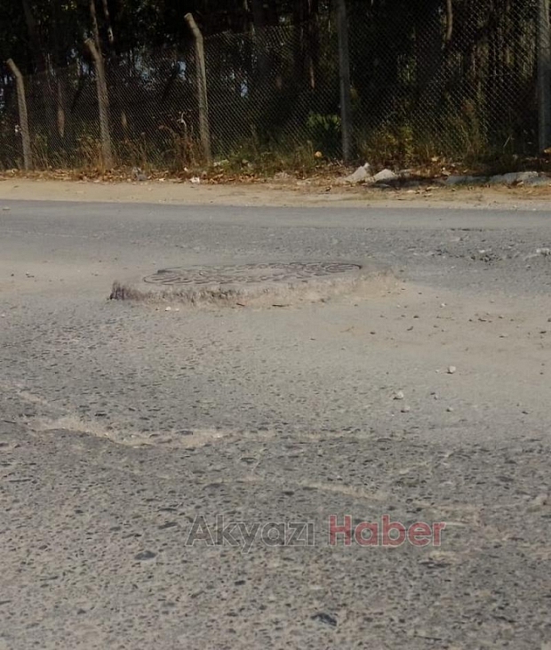Küçücek'te bozuk yol isyanı