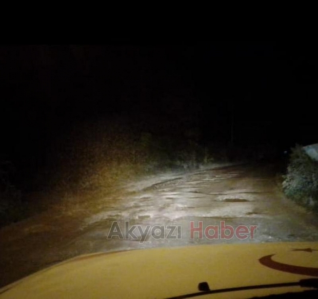 Küçücek'te bozuk yol isyanı