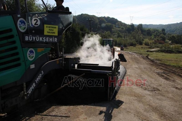 Kuzuluk Mahallesi asfaltlanıyor