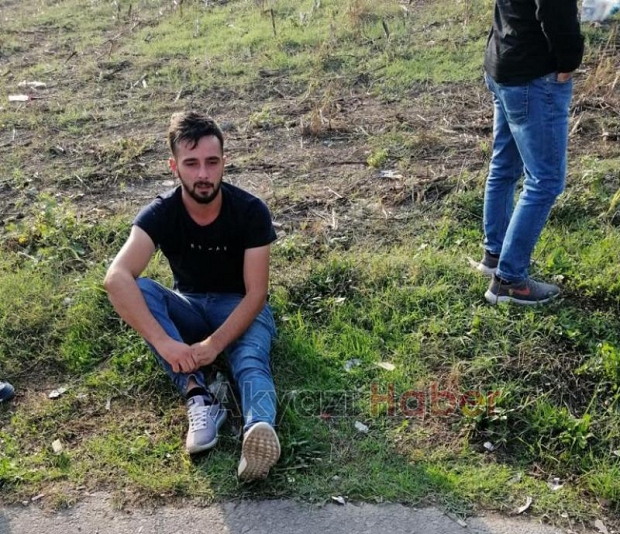 Hafriyat kamyonu ile otomobil çarpıştı