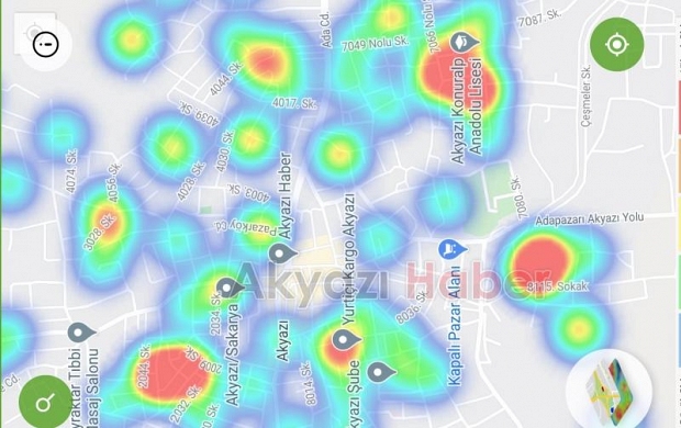 Akyazı'nın korona haritasında son durum