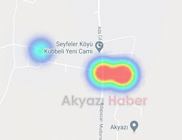 Akyazı'nın korona haritasında son durum