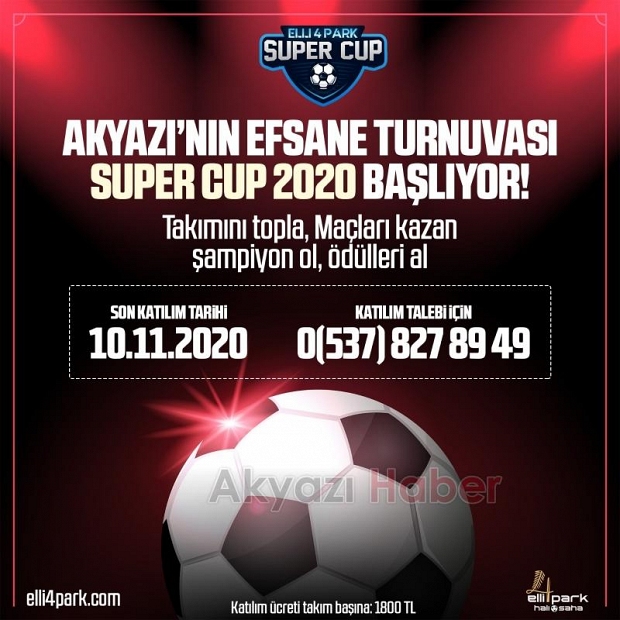 Elli4 Park Super Cup 2020 Başlıyor!