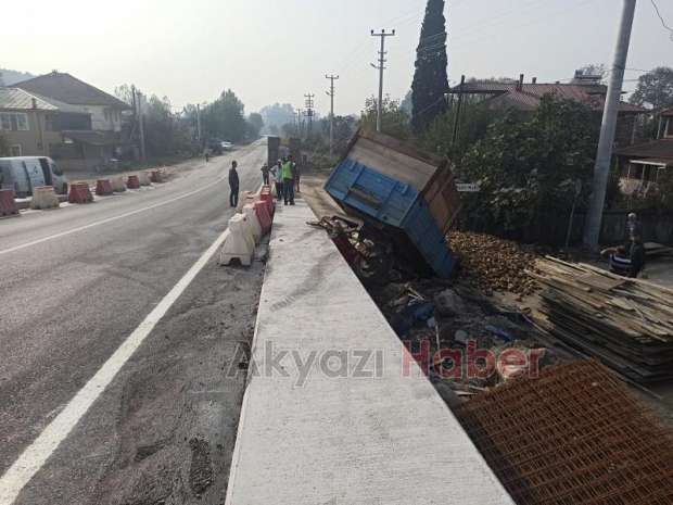 Dikliği ile tepki toplamıştı, yeni köprüde ilk kaza oldu