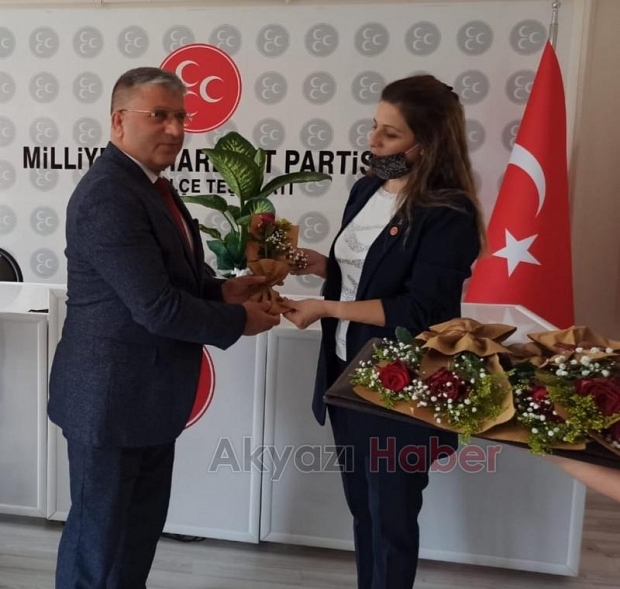 MHP İl Kadın Kolları Başkanı'ndan Ali Dertli'ye ziyaret