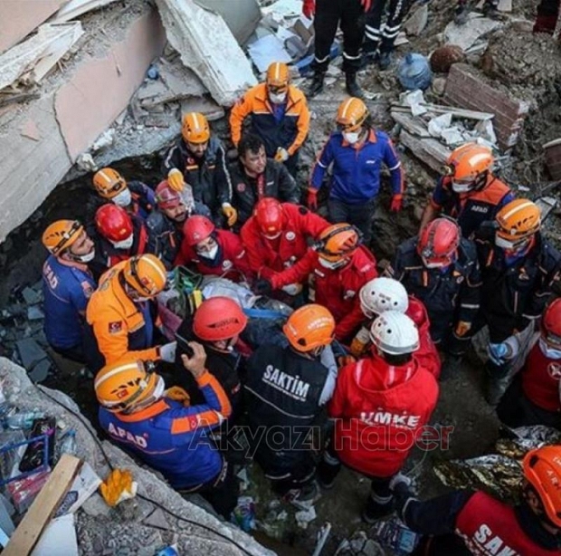 SAKTİM'in desteği ile bir kişi enkazdan kurtarıldı