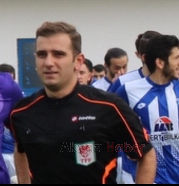 Akyazılı hakem kupa maçında görev