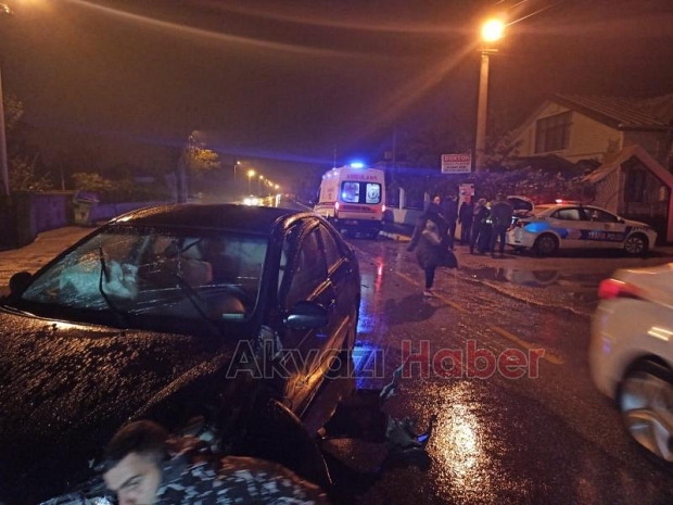 Kaza anı kamerada, kafa kafaya böyle çarpıştılar