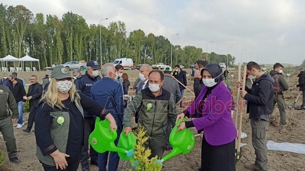 Milli Ağaçlandırma Bayramı töreni Akyazı'da yapıldı