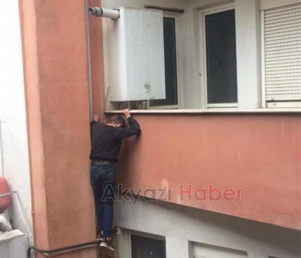 Akyazı merkezinde yürekleri ağza getiren olay