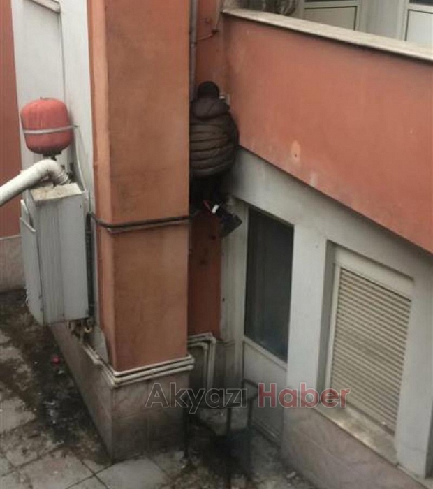 Akyazı merkezinde yürekleri ağza getiren olay