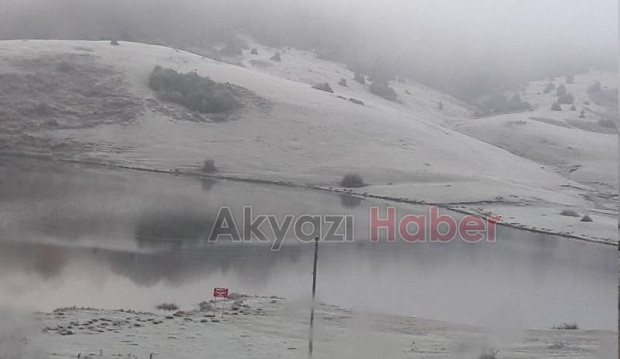 Yaylalar buz kesti; Sarkıtlar oluştu