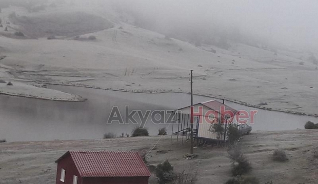Yaylalar buz kesti; Sarkıtlar oluştu