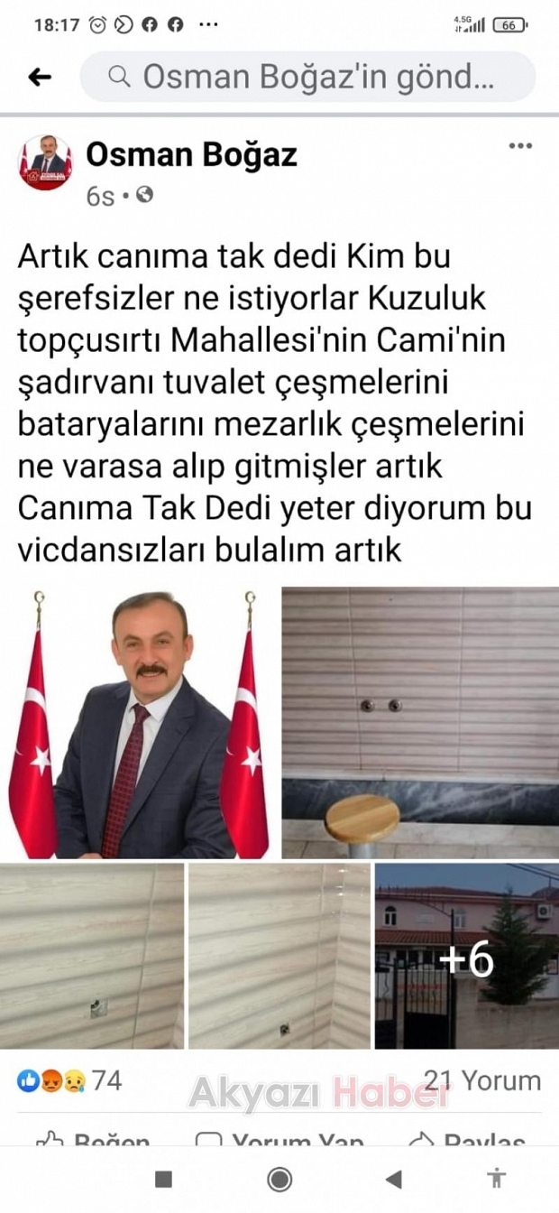 Muhtarın canına tak etti; Kim bu şerefsizler