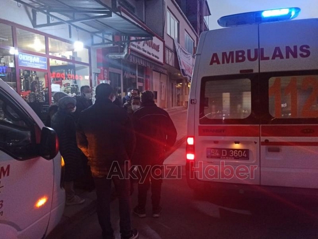 Akyazı'da kaza anı kamerada
