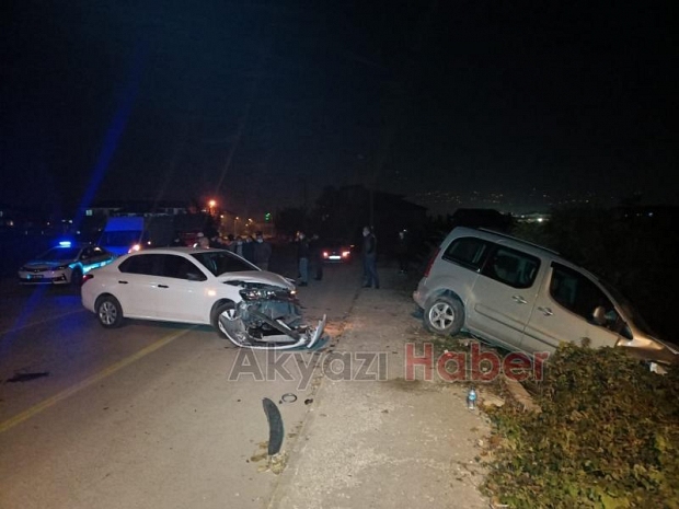 Akyazı'da kaza: 1 yaralı