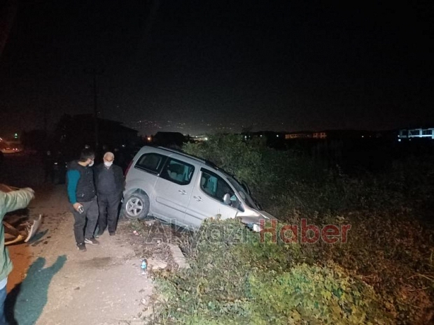 Akyazı'da kaza: 1 yaralı