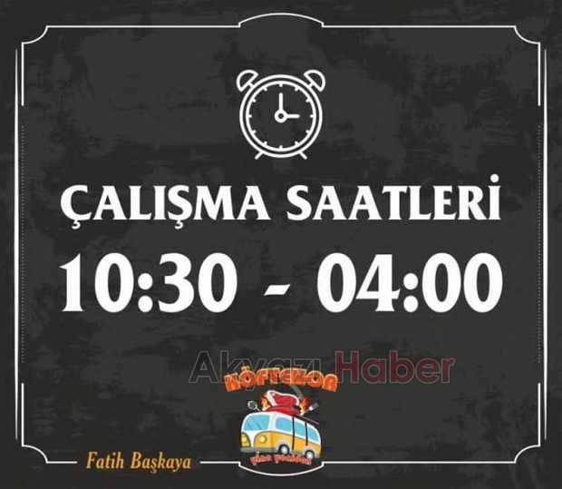 Köftehor Paket Servisiyle Hizmetinizde!