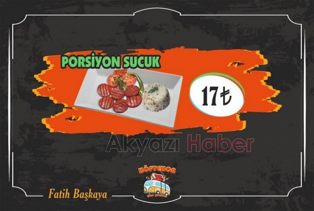 Köftehor Paket Servisiyle Hizmetinizde!
