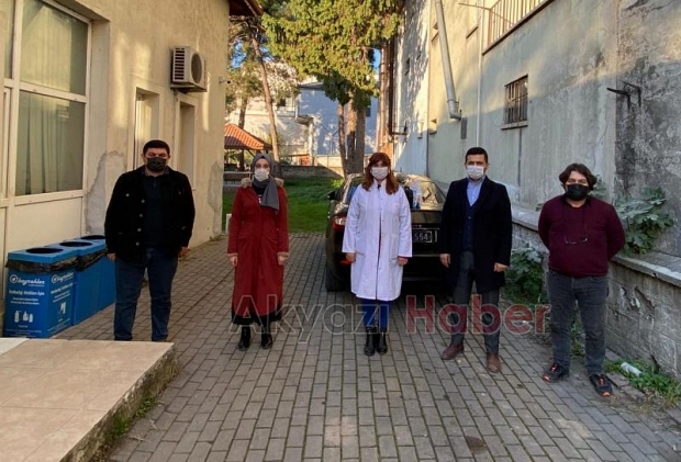 Akyazı Medya Basın Birliğinden İlçe Sağlık Müdürü Dr Sevda Gürsele ziyaret