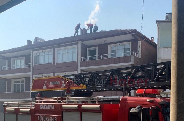 Baca yangınına itfaiye müdahale etti