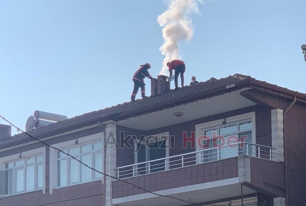 Baca yangınına itfaiye müdahale etti
