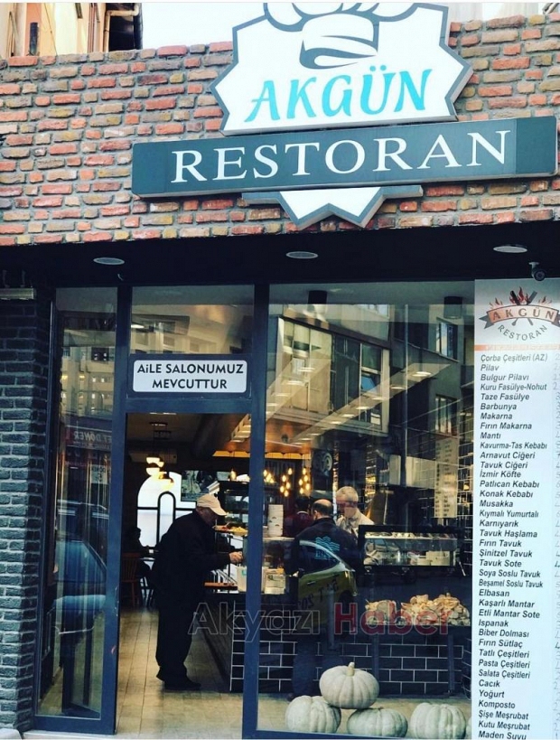 Akgün Restorandan hizmetinizde