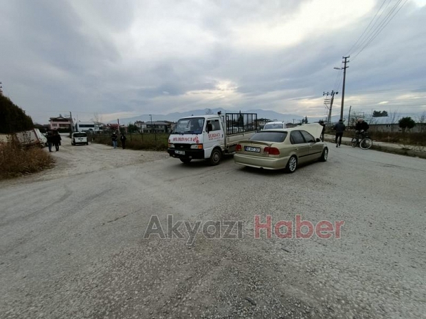 Sanayi yolunda kaza: 1 yaralı