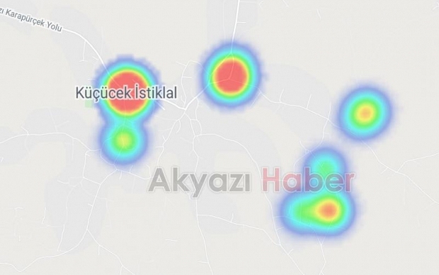 Akyazı'nın korona haritasında son durum