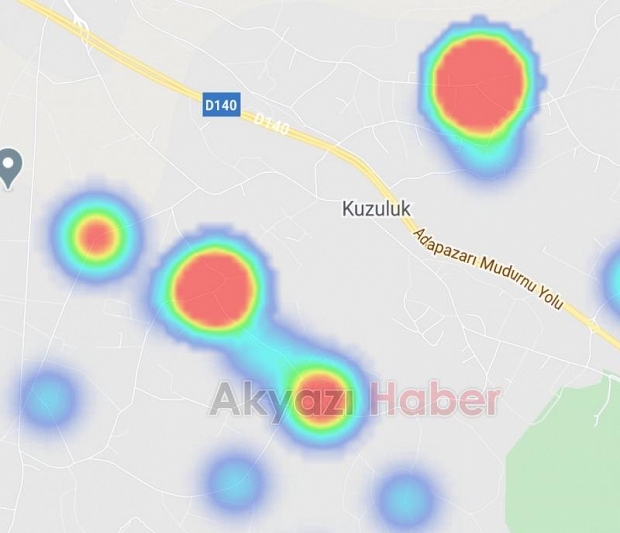 Akyazı'nın korona haritasında son durum