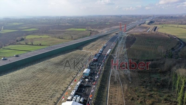 Cumhurbaşkanı Erdoğan, Kuzey Marmara Otoyolu'nun açılışına katıldı