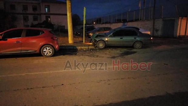 Adliye önünde kaza