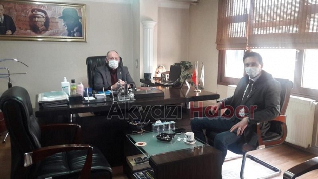 Denizbank Akyazı Şube Müdürü'nden Bayraktar'a ziyaret
