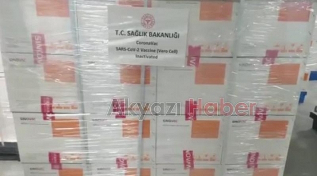 Çin aşısı Türkiyeye geldi