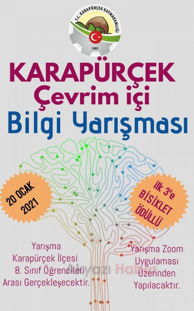Karapürçek Kaymakamlığı ödüllü yarışma düzenliyor