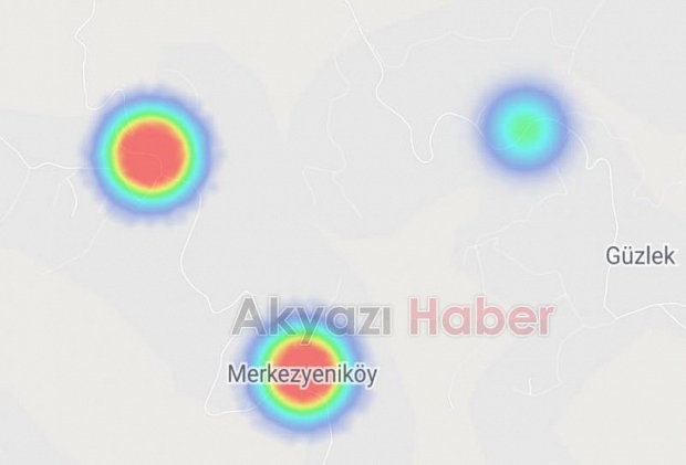 Akyazının korona haritasında son durum