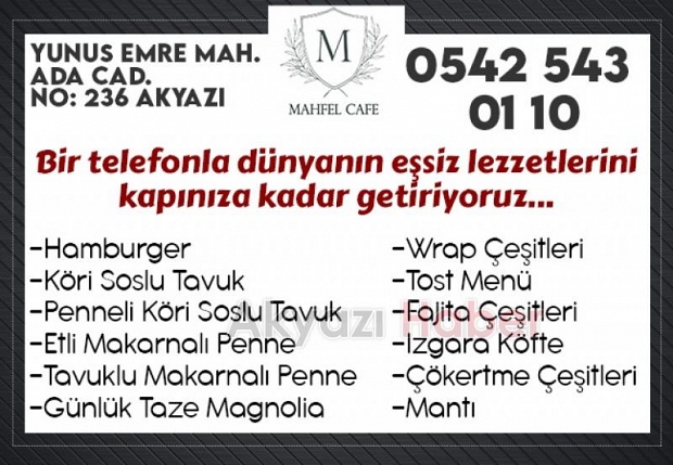 Mahfel kafeden İkisi bir arada süper lezzet